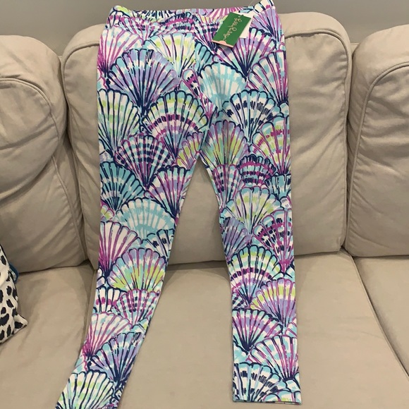 NWT Lilly Pulitzer Girls Leggings Size XL (12-14) - Picture 1 of 5